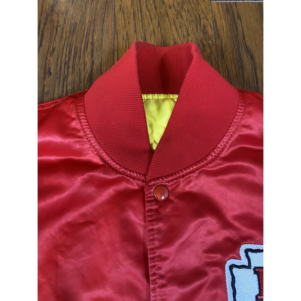 Vintage Kansas City Chiefs Mens XL NFL Red Satin Pro Line Starter Jacket - Picture 4 of 15